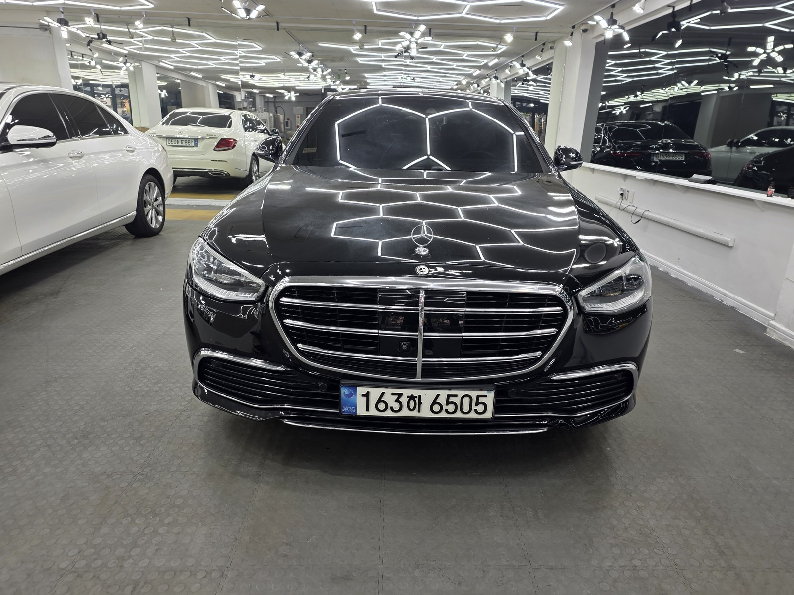 벤츠 S500 페인트 날림 제거 작업 전 - 부산 광택 쉴드광택