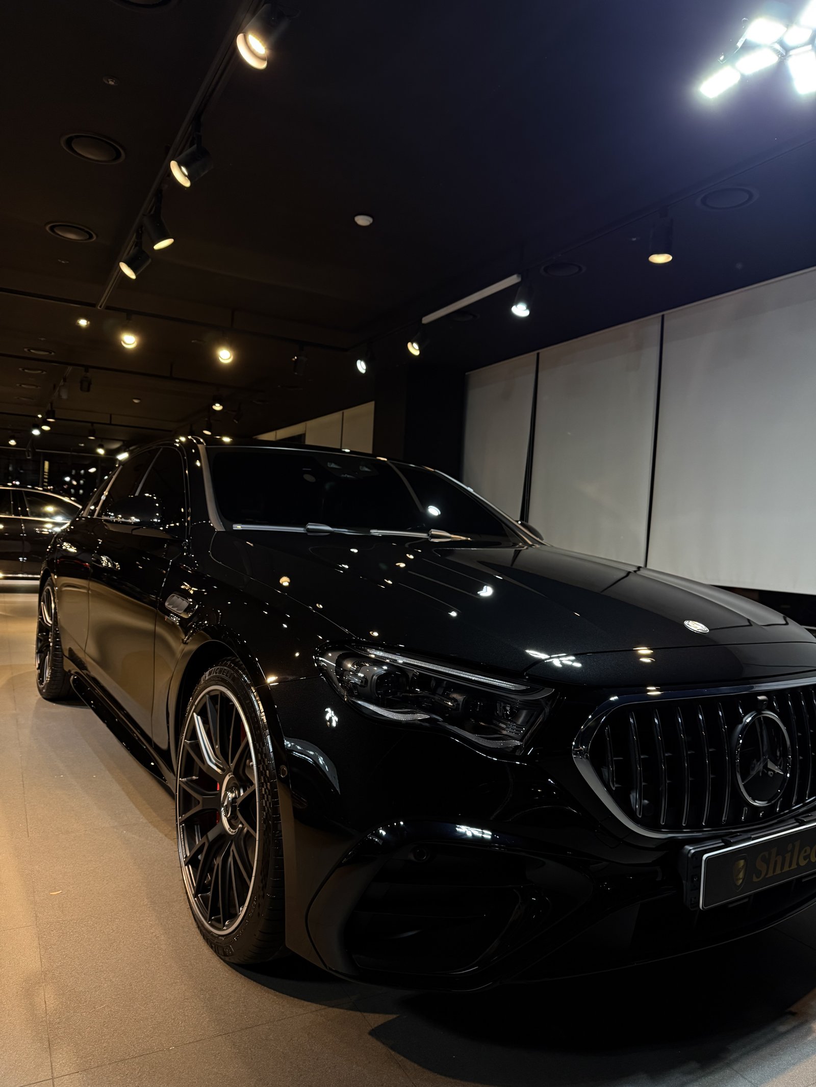 벤츠 AMG E53 파나메리카나 그릴 크롬 디테일 - 부산 쉴드광택