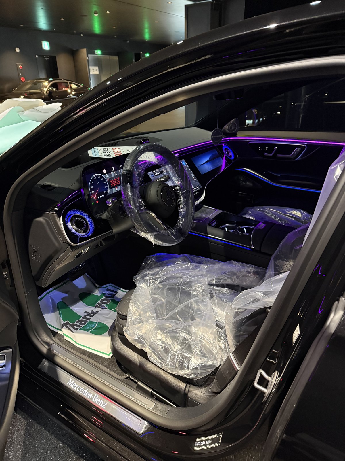 벤츠 S350 신차 실내 - 출고 전 컨디션