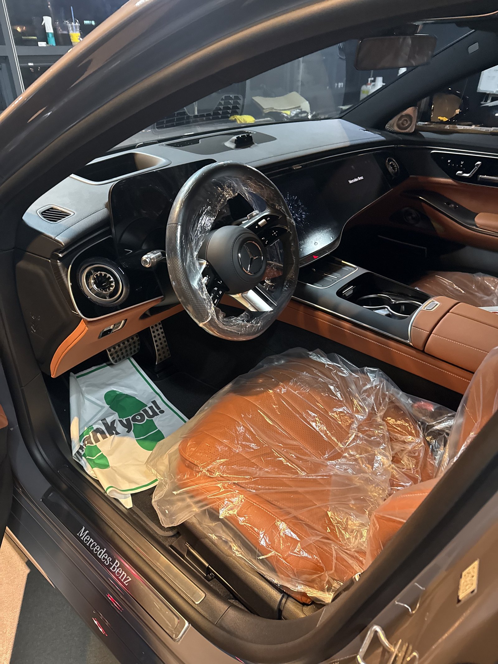 벤츠 S450 신차 실내 - 출고 전 컨디션
