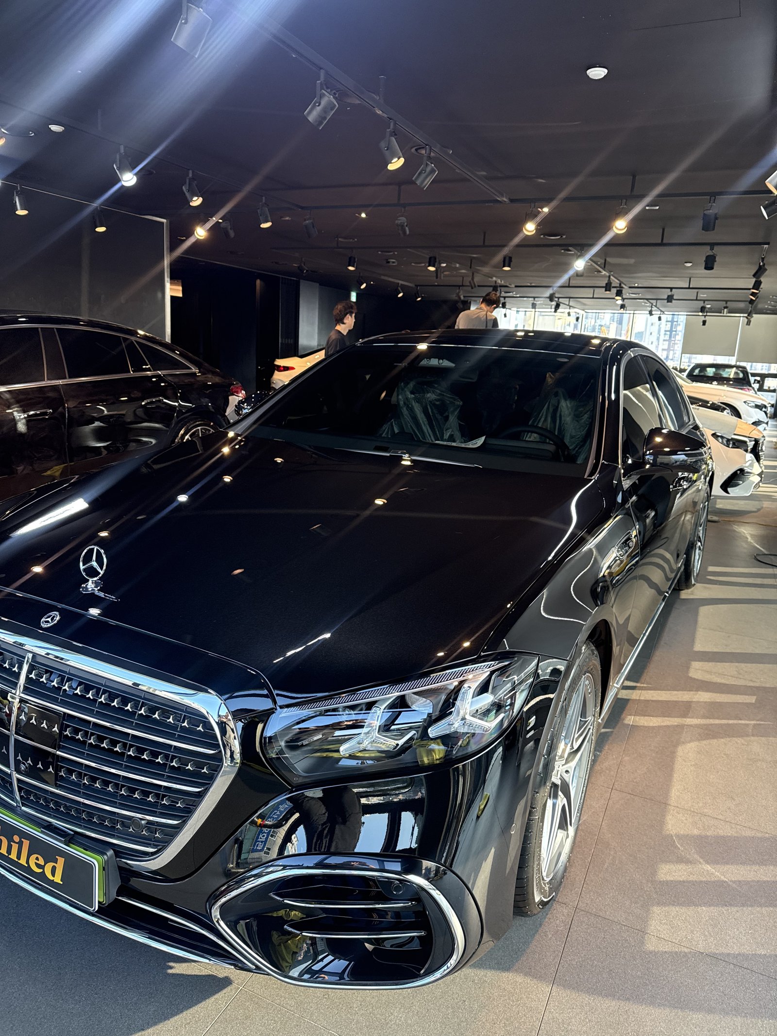 벤츠 S450 신차 측후면 광택