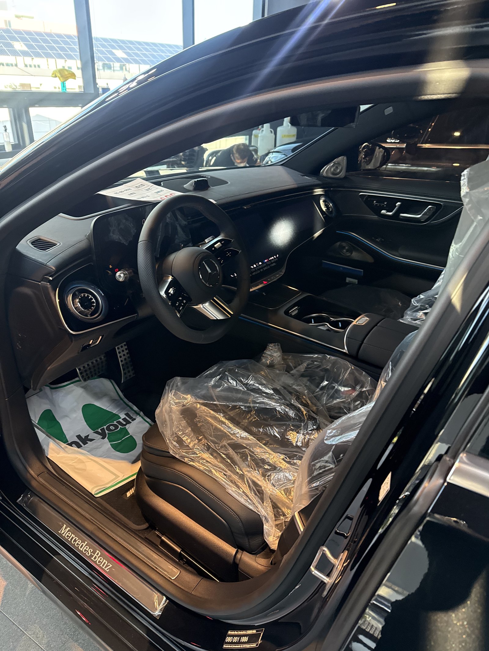 벤츠 S450 신차 실내 - 출고 전 컨디션