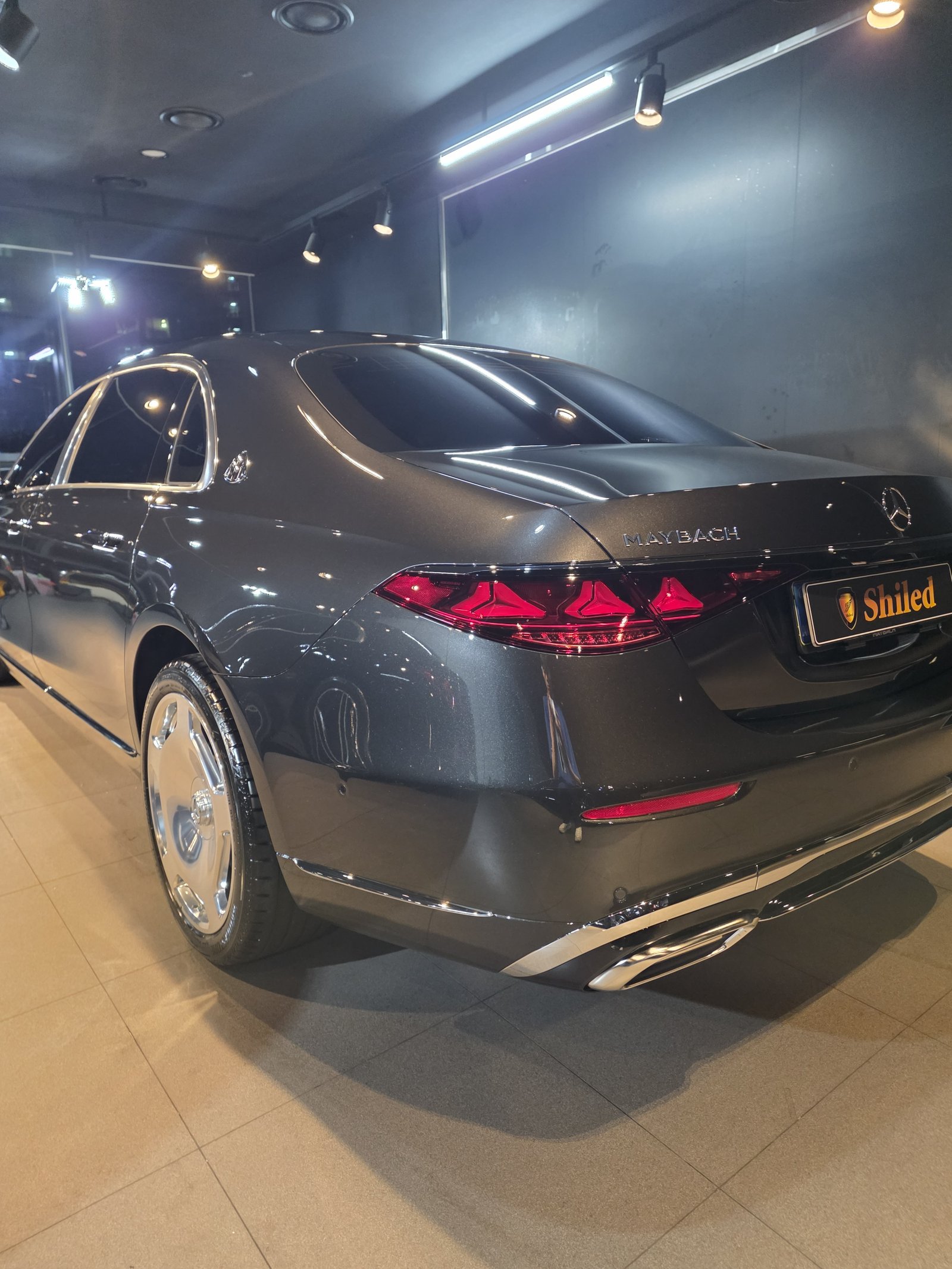 마이바흐 S580 신차 측후면 - 부산 쉴드광택 신차코팅