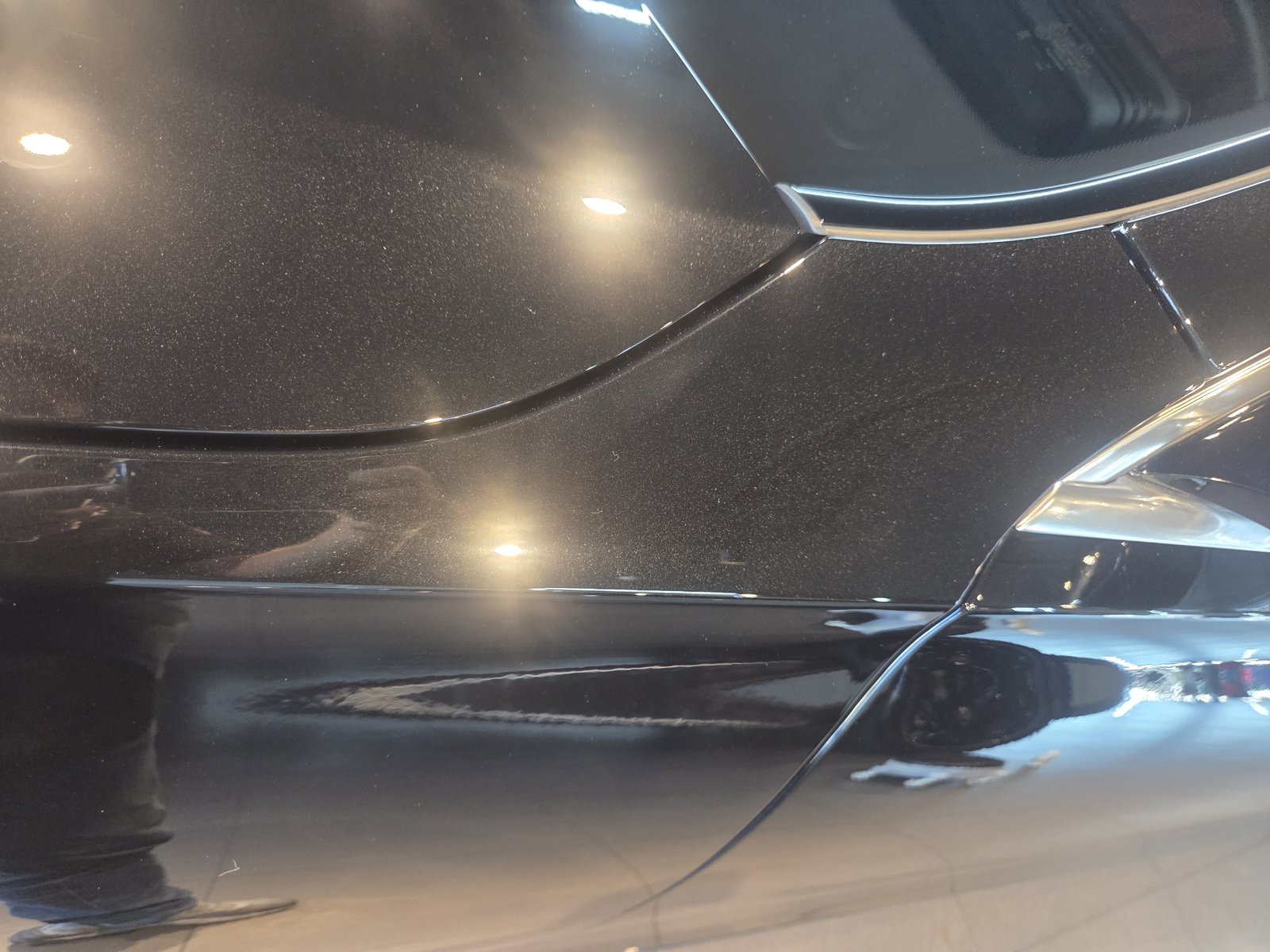 벤츠 S450 검정 뒷도어 - 광택 후