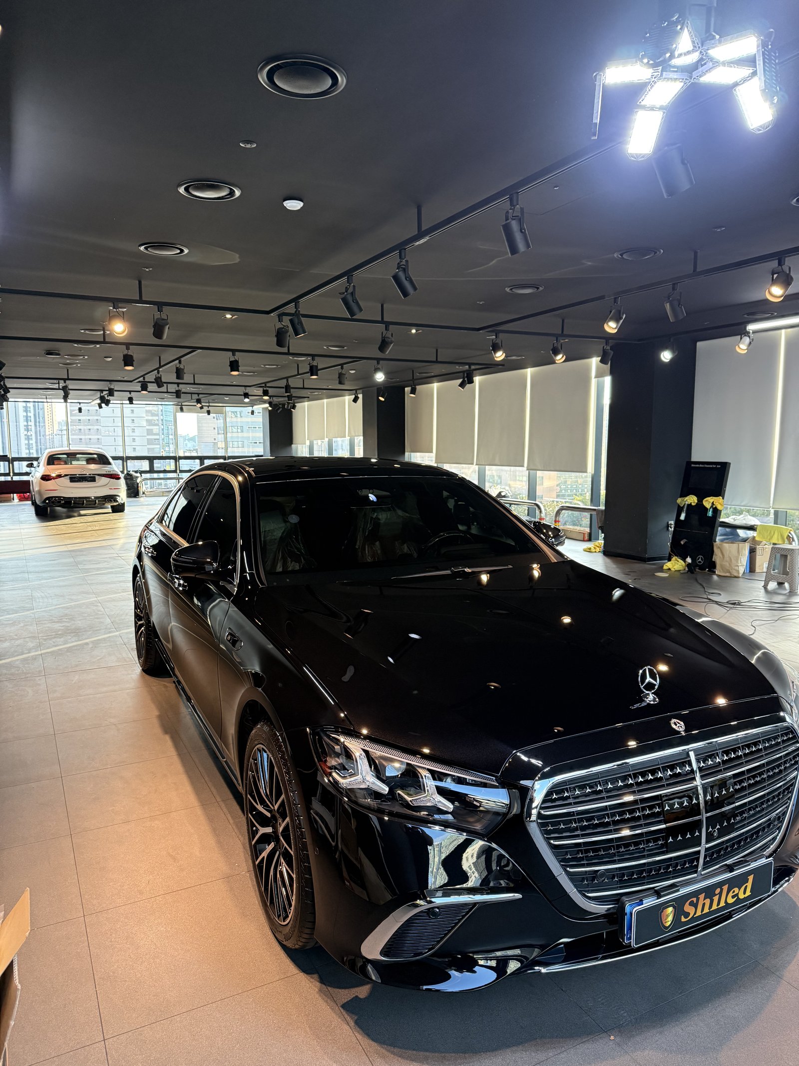 S500 검정 전측면 - 부산 유리막코팅