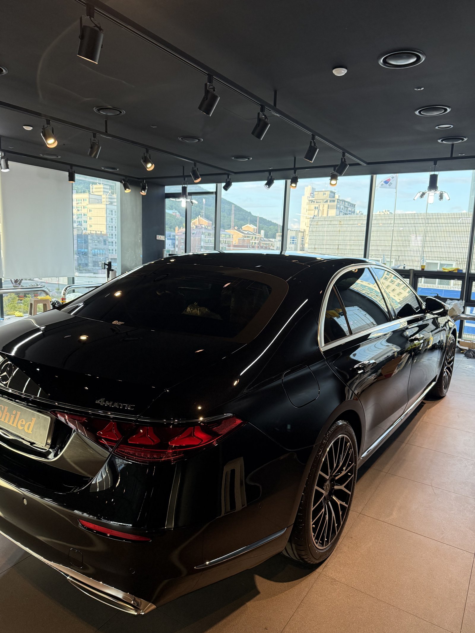 S500 검정 후측면 - 부산 쉴드광택 신차코팅