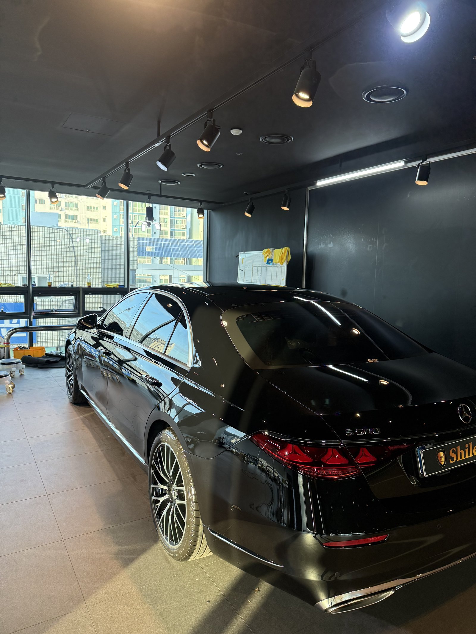 S500 검정 측후면 - 부산 쉴드광택 신차코팅