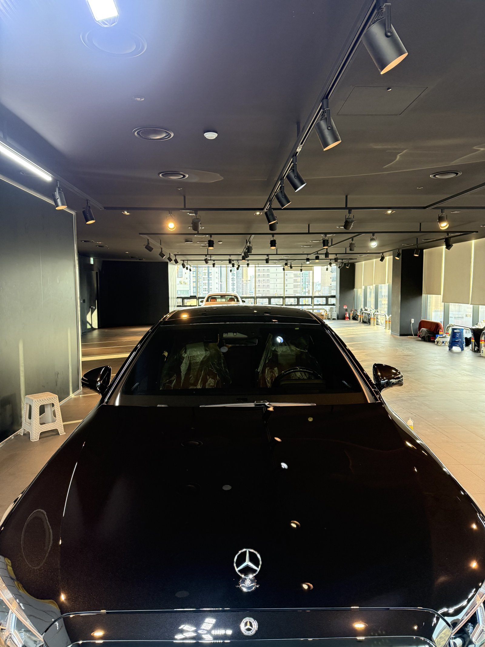 S500 검정 보닛 - 부산 유리막코팅