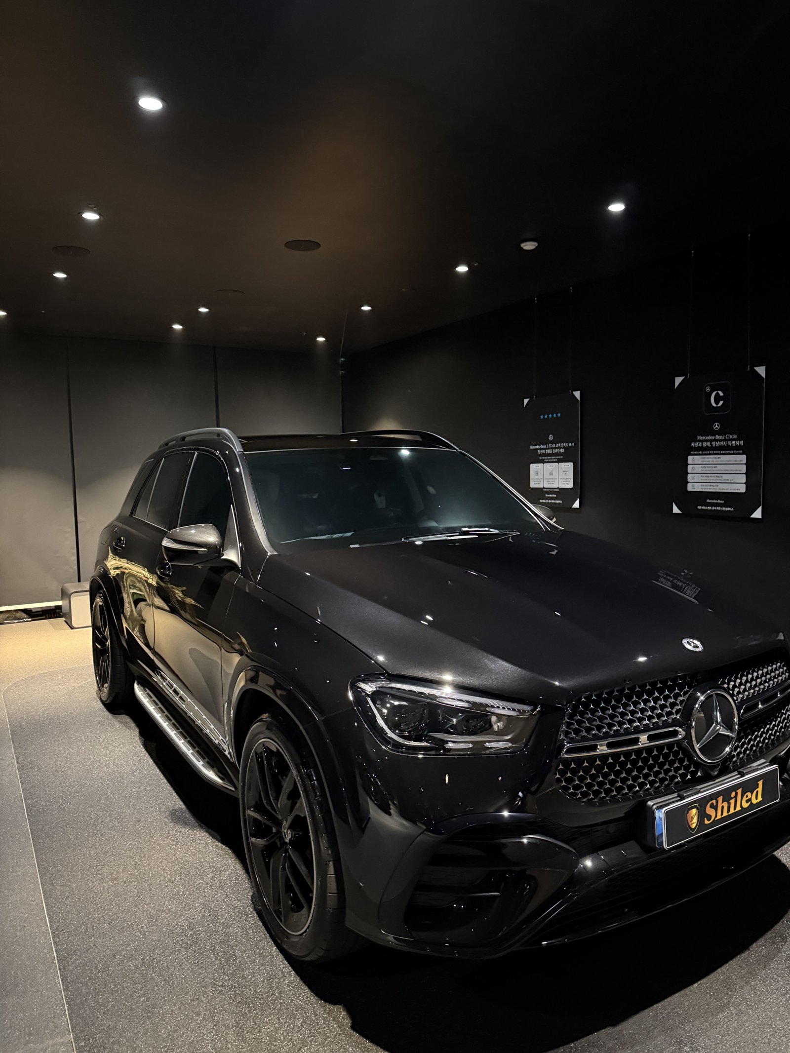 GLE450 AMG 전측면 - 부산 유리막코팅
