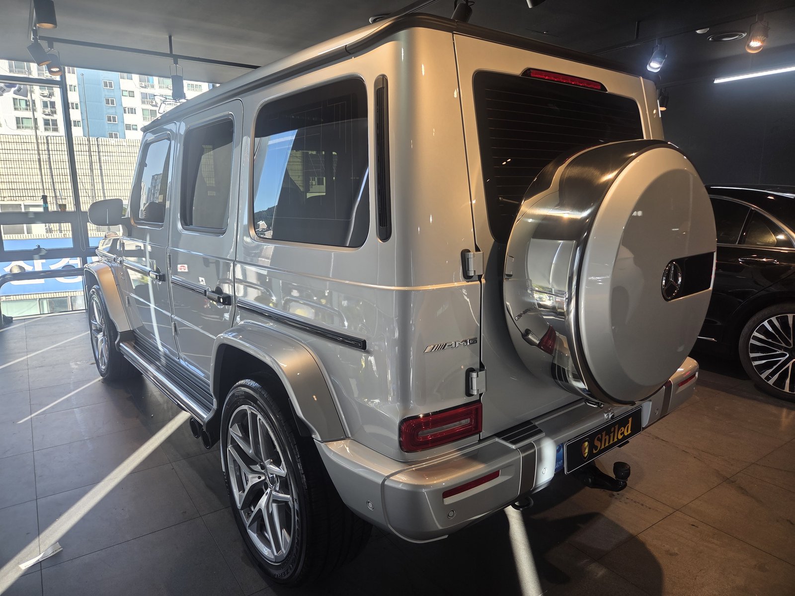 G63 실버 측후면 - 출고 전 코팅