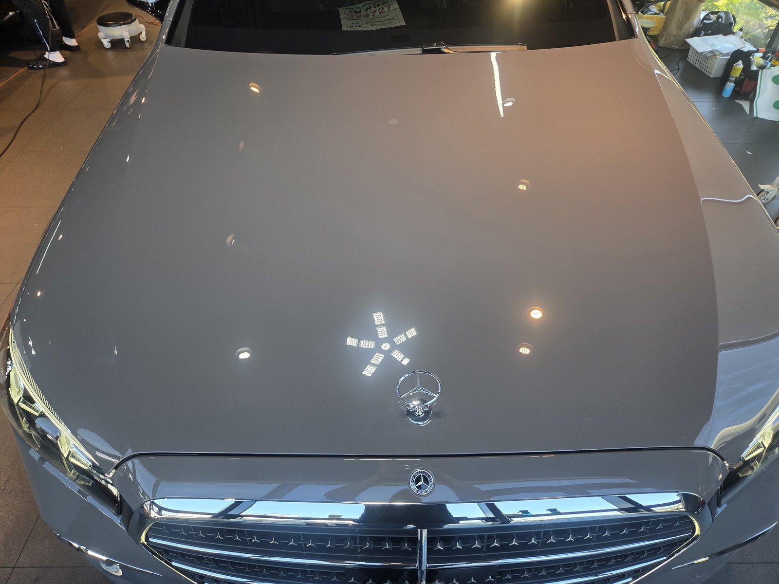 S500 보닛 조명 반사 - 부산 유리막코팅