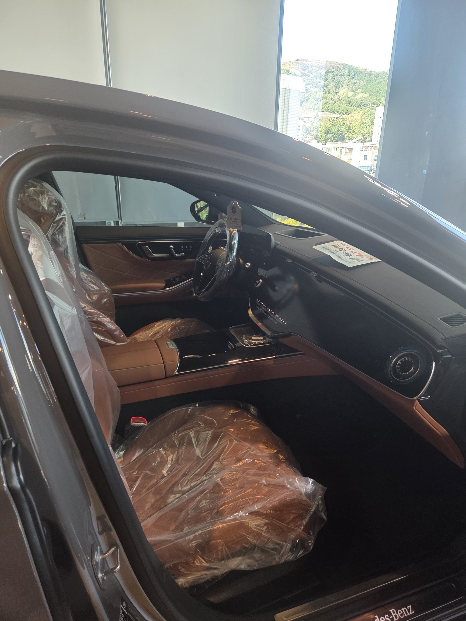S500 실내 뒷좌석 쪽