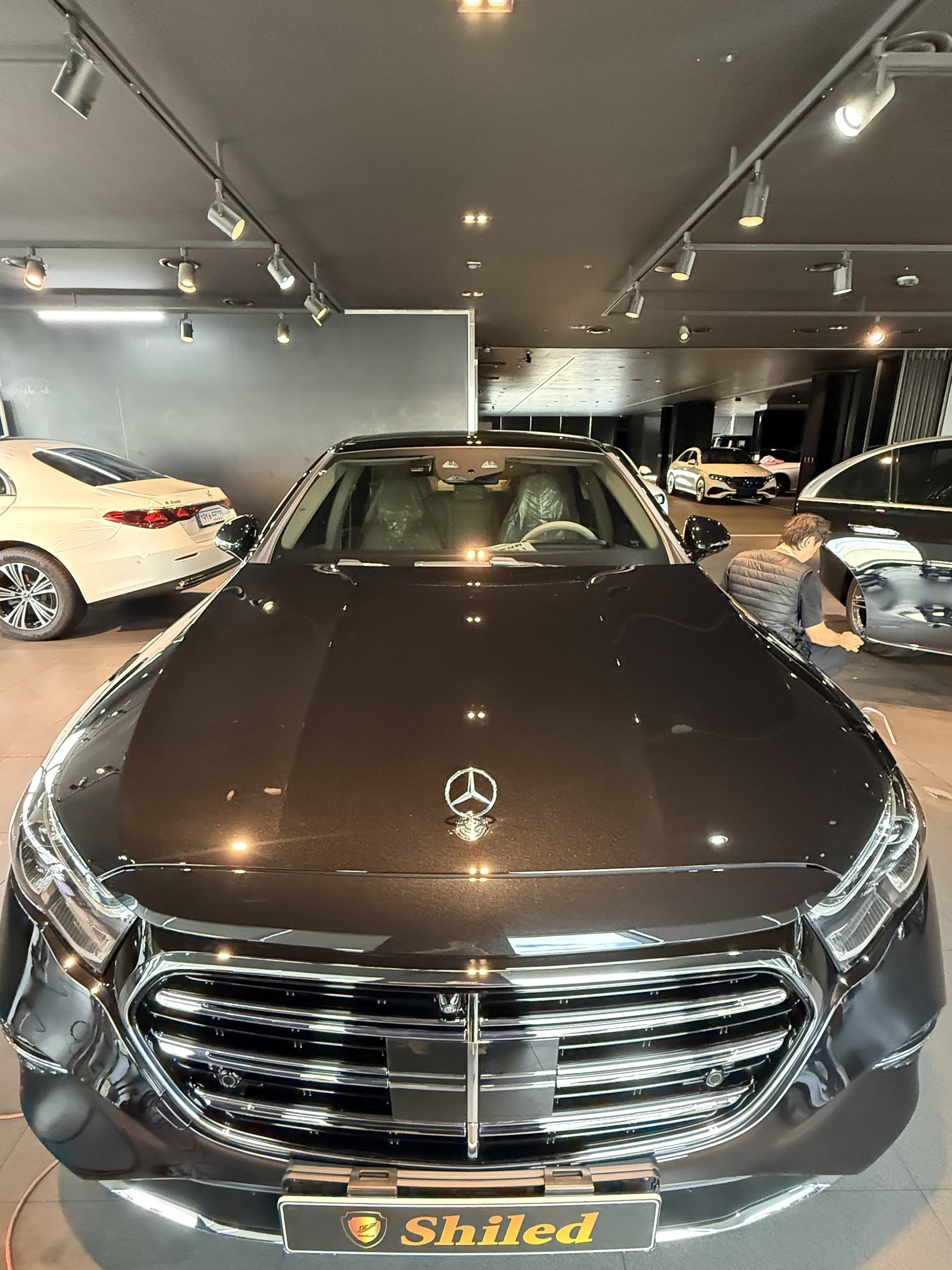 E300 EX 그레이 정면 크롬 그릴