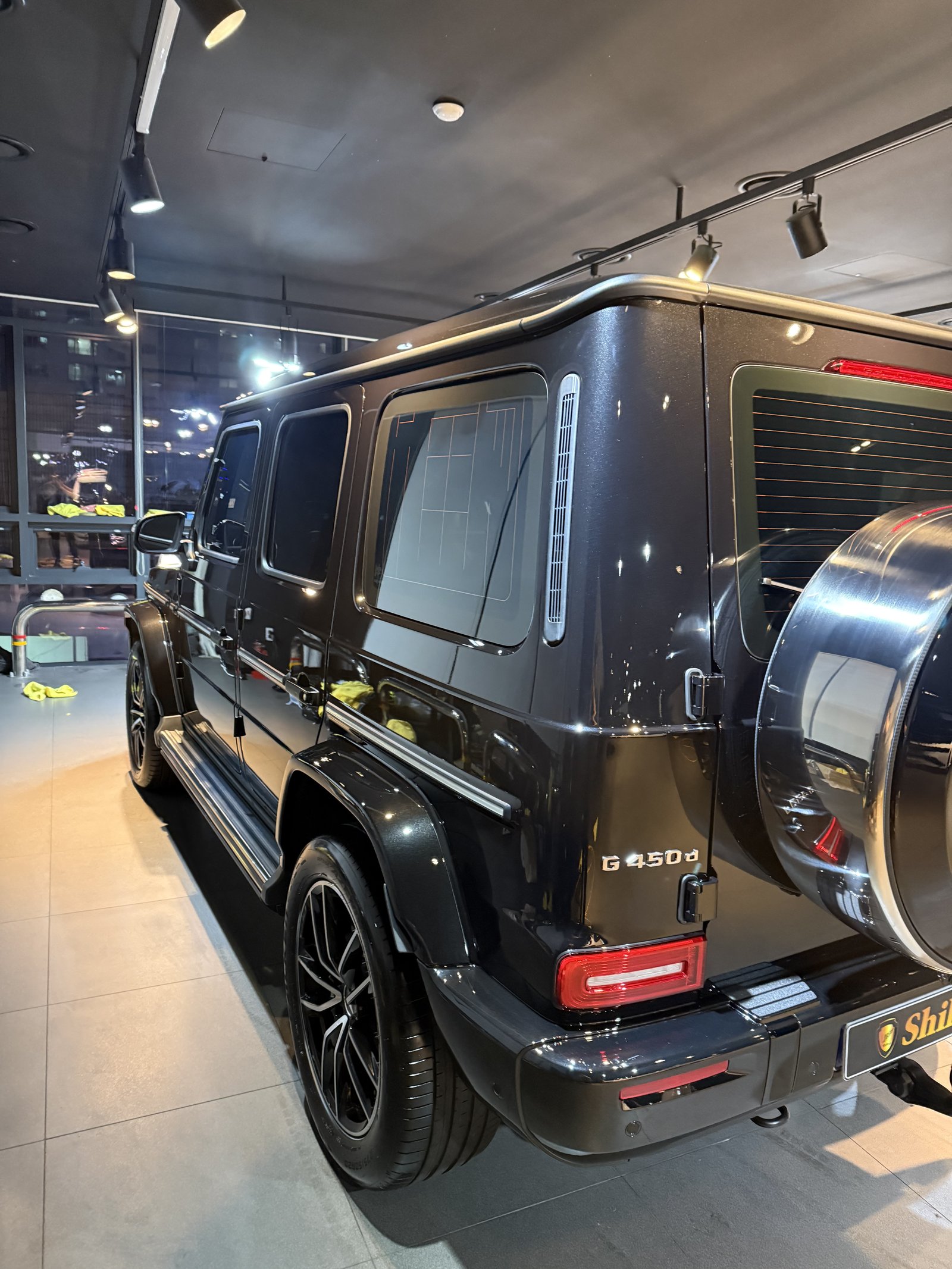 G450 검정 측면 - 출고 전 코팅